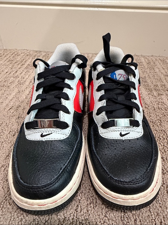 Nike Other - Nike Air Force 1 -  Kids Black, White & Red Low-Top Sneakers